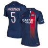 Paris Saint-Germain 2023-24 Marquinhos 5 Dame Hjemmedrakt Kortermet